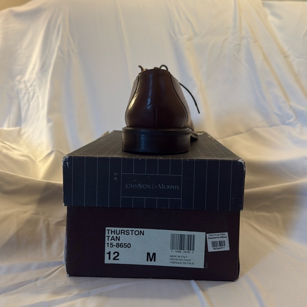 Johnston Murphy  Men Meade  plain toe shoes / dress shoes for men / Italie